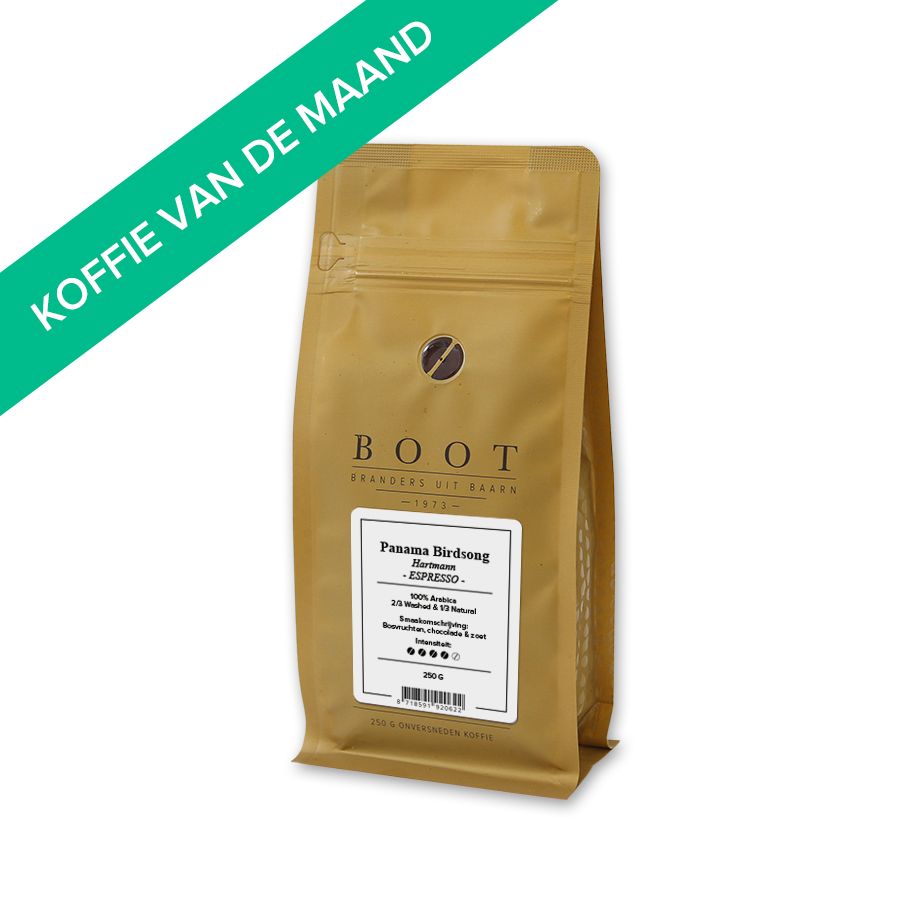 Boot Panama Hartmann Birdsong Espresso 250 gr