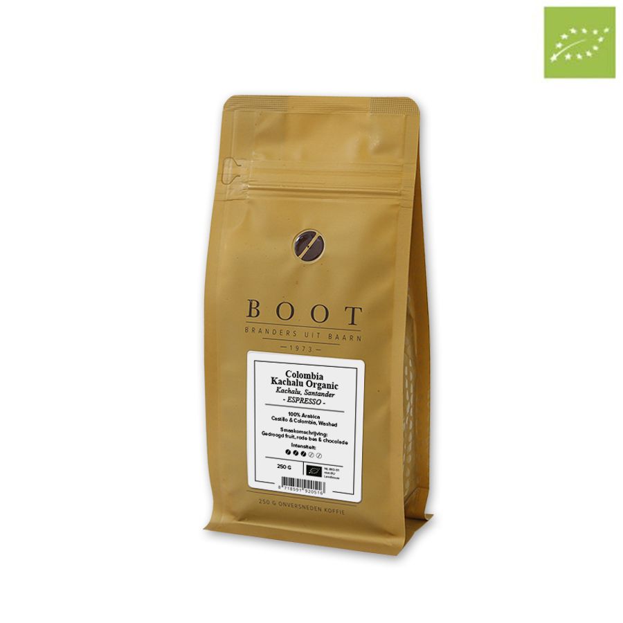 Boot Colombia Kachalu Organic Espresso 250 gr