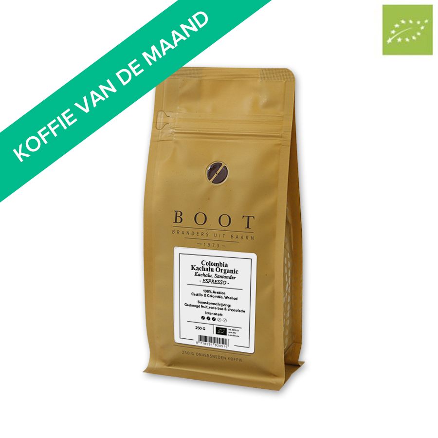 Boot Colombia Kachalu Organic Espresso 250 gr