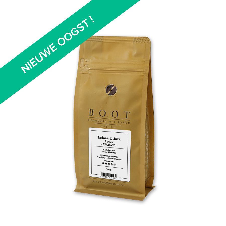 Boot Indonesië Java Espresso, 250 gr.