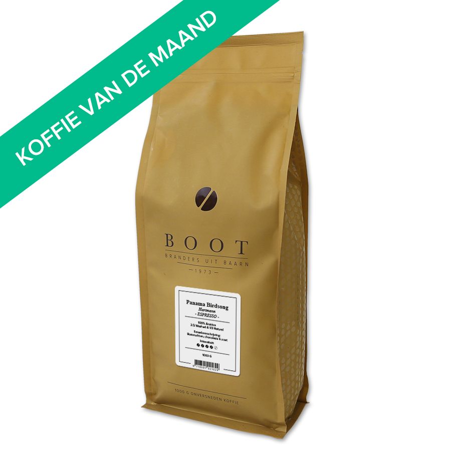 Boot Panama Hartmann Birdsong Espresso 1000 gr.