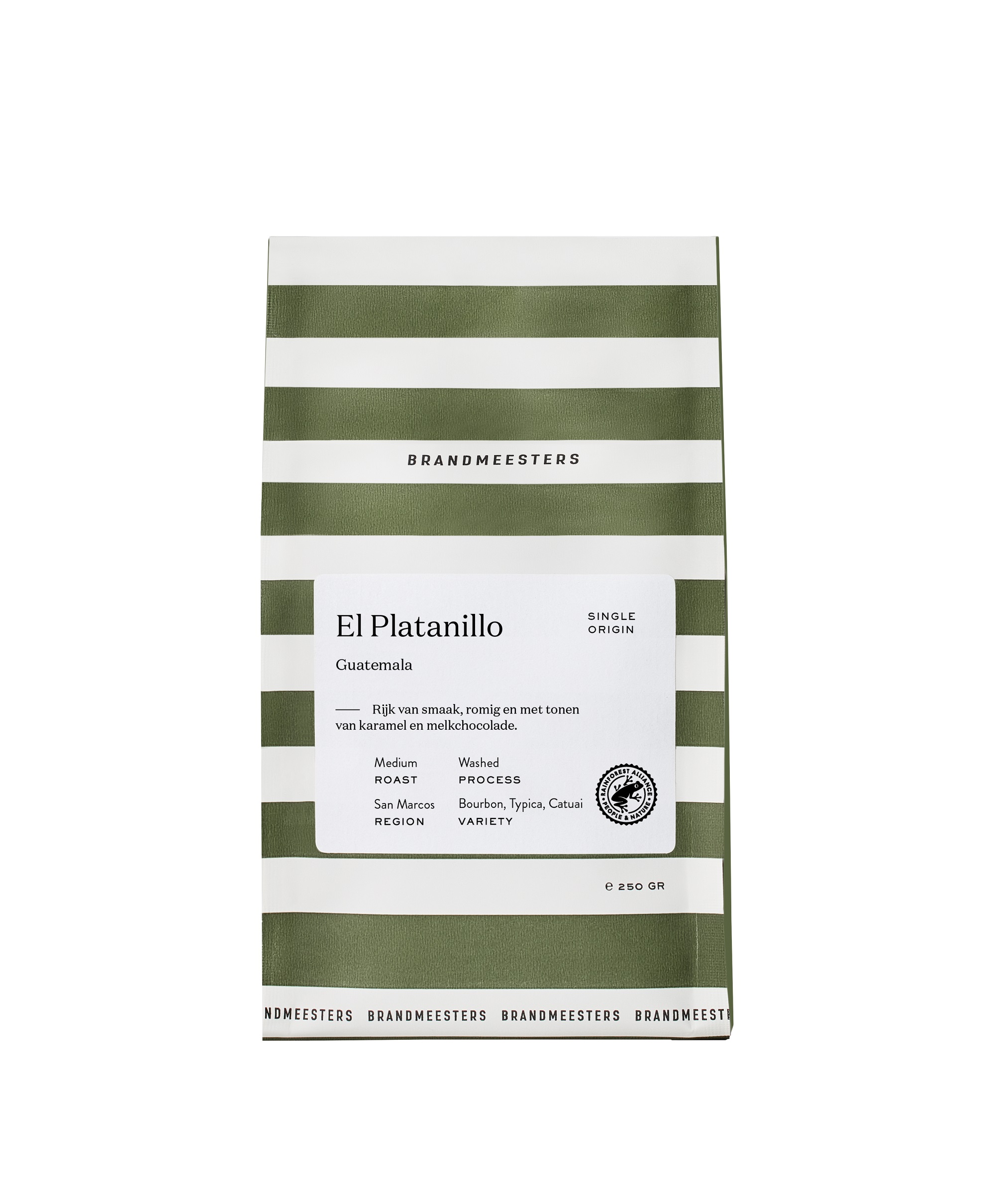 Brandmeesters Guatemala - El Platanillo Rainforest Alliance 250 gr.