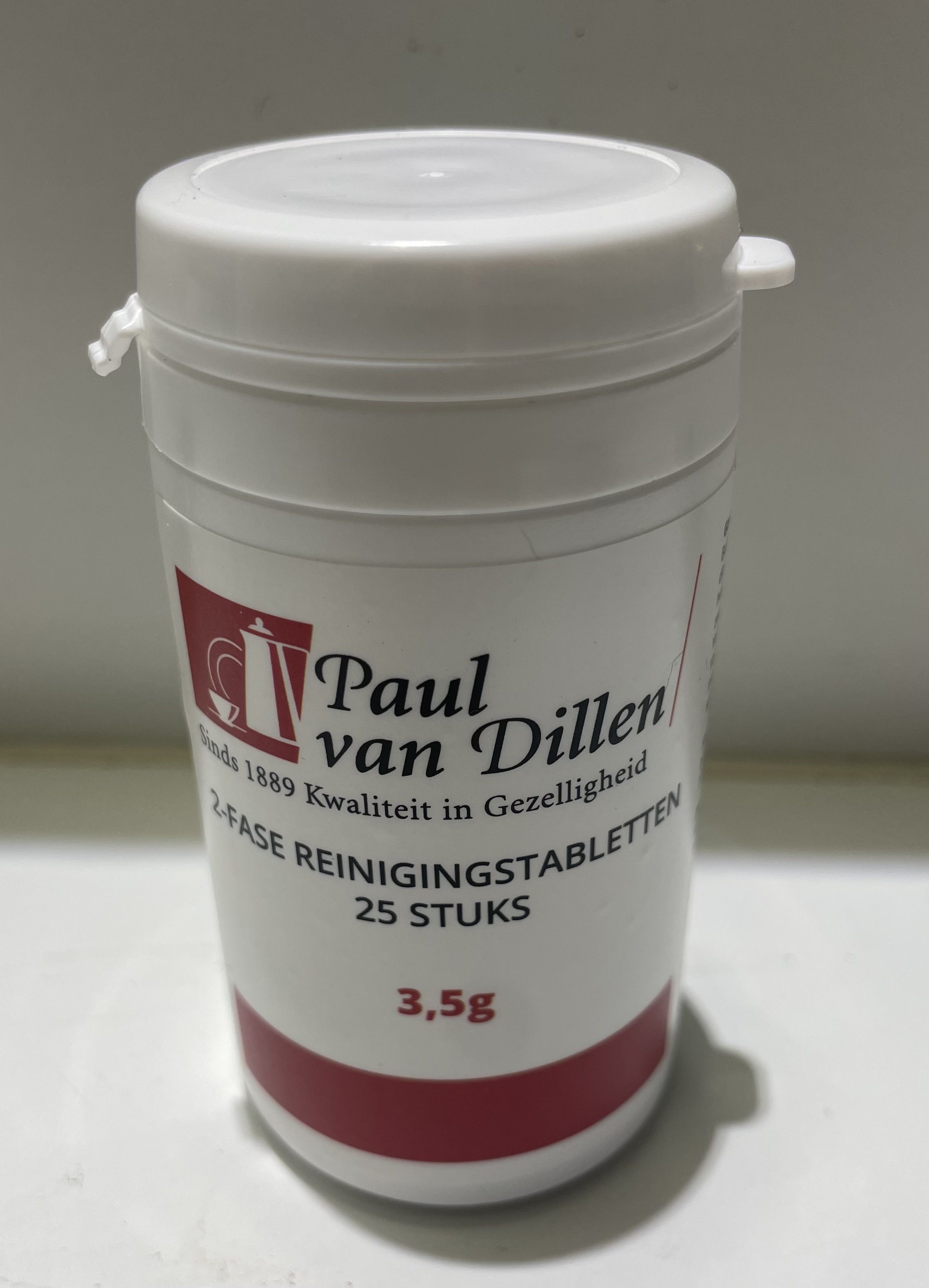 Reinigingstabletten 25 stuks Paul van Dillen