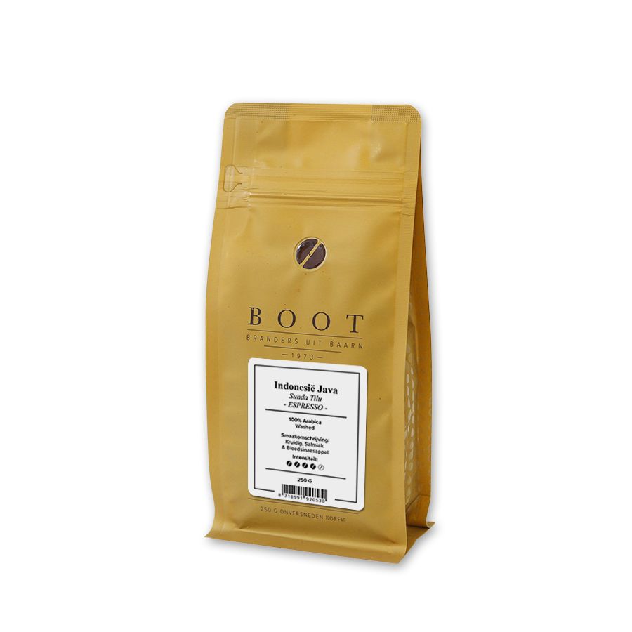 Boot Indonesië Java Sunda Tilu Espresso, 250 gr.